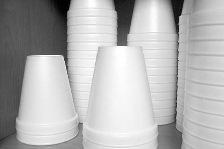 styrofoam cups